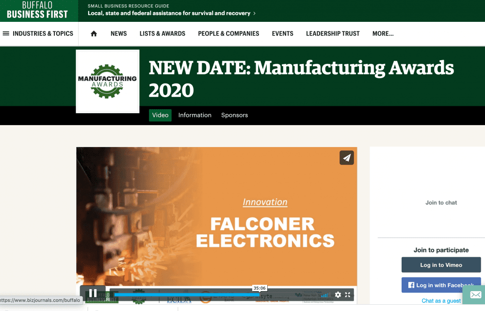 Niagara SBDC, Niagara SBDC eCommerce Webinar Featuring Falconer Electronics